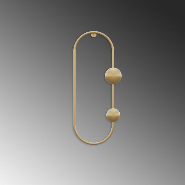 Метална стенна закачалка в златист цвят  Dama – Kalune Design-image-4