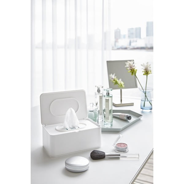 Бяла кутия за мокри кърпички Smart - YAMAZAKI-image-1