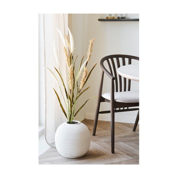 Тъмнокафяв трапезен стол с подлакътници от масивен дъб Agustin – House Nordic-image-4