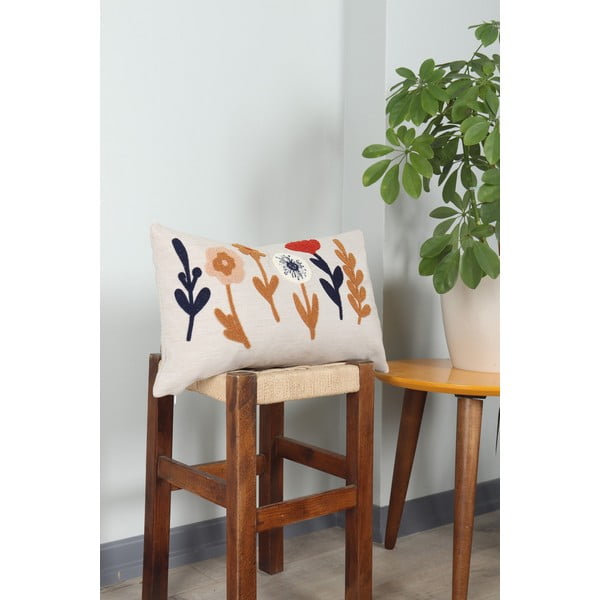 Ленена декоративна възглавница 25x43 cm Orkide – Mioli Decor-image-2