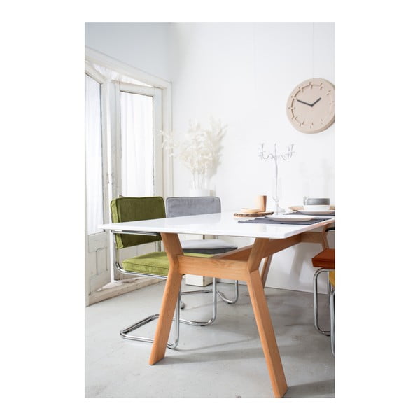 Черни тапицирани трапезни столове в комплект с подлакътници/люлеещи се  2 бр. – Zuiver-image-1