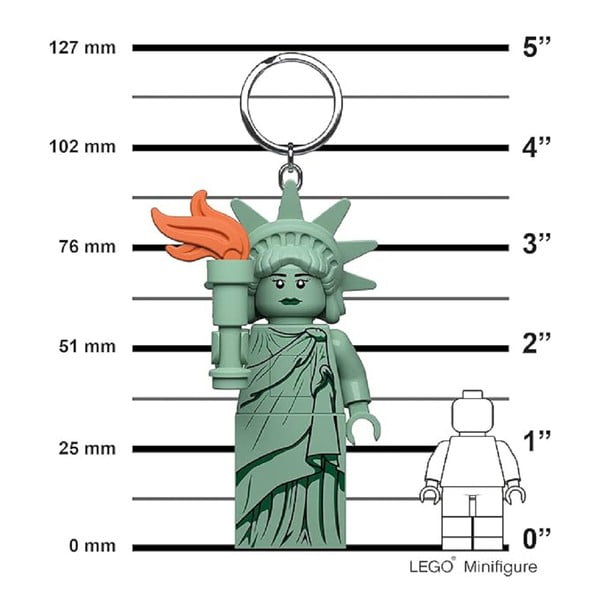 Зелен ключодържател с фенер Statue of Liberty – LEGO®-image-3