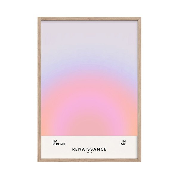 Печатна картина с включена рамка 50x70 cm Soft Nuances – Styler
