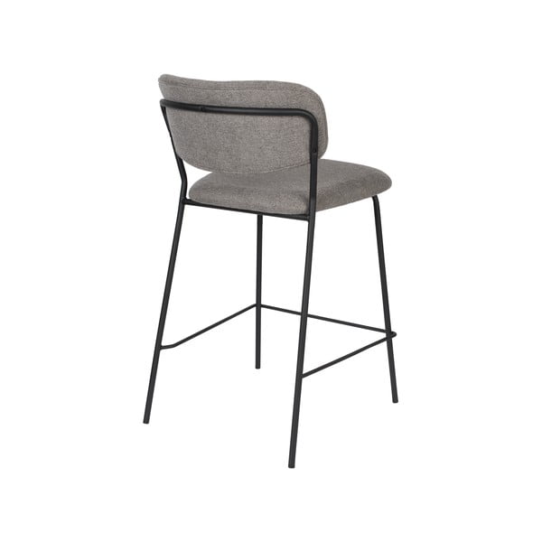 Сиви бар столове в комплект от 2 броя 89 см Jolien - White Label-image-4