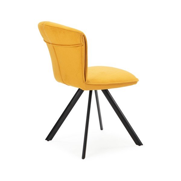 Жълти трапезни столове в комплект от 2 Simbra - Marckeric-image-3