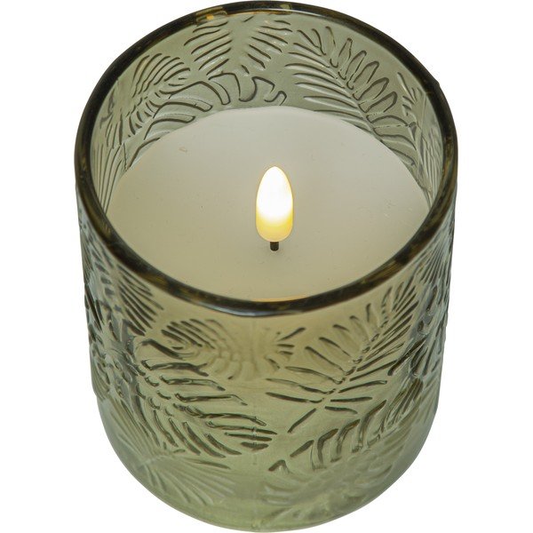 LED свещ (височина 10 см) Flamme Leaf - Star Trading-image-2