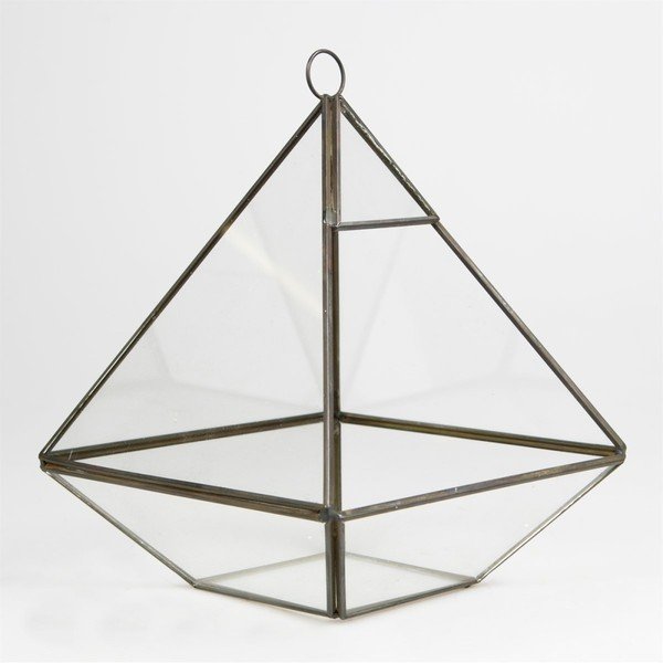 Závěsný květináč Sass & Belle Black Pyramid-image-2