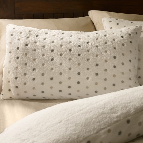 Кремаво единично  спално бельо от микроплюш 135x200 cm Cosy Spot – Catherine Lansfield-image-2