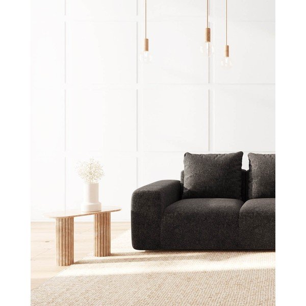 Антрацитен диван 287 cm Feiro - MESONICA-image-1