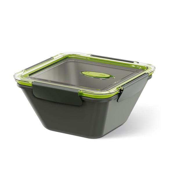 Box na jídlo Bento Box grey/green, 0,9 l