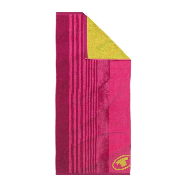 Ručník Tom Tailor Sport Pink, 70x150 cm