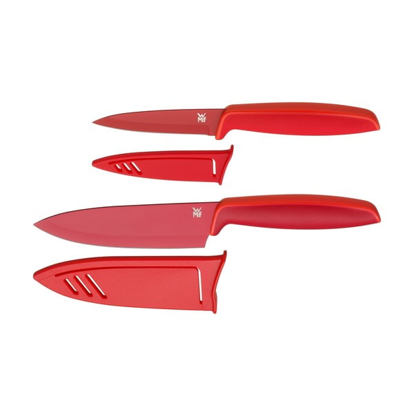 Комплект от 2 червени ножа с протектори Touch - WMF