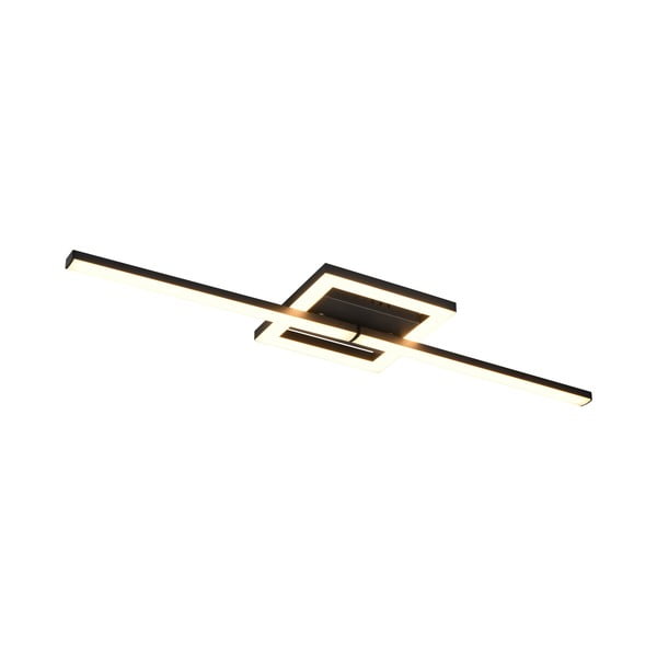 Черна LED светлина за таван 16x54 cm Viale - Trio