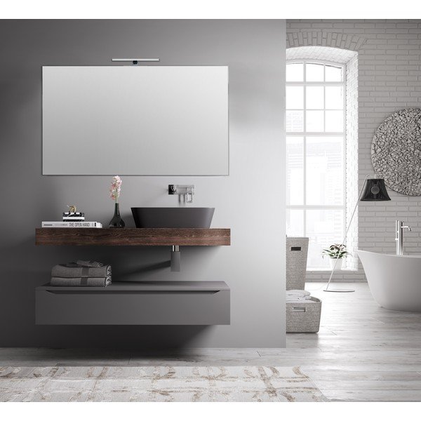 Стенно огледало с LED осветление , 120 x 60 cm - Tomasucci-image-1
