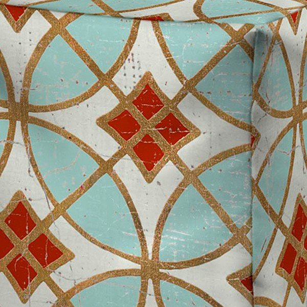 Puf Decorative Light Blue-image-1