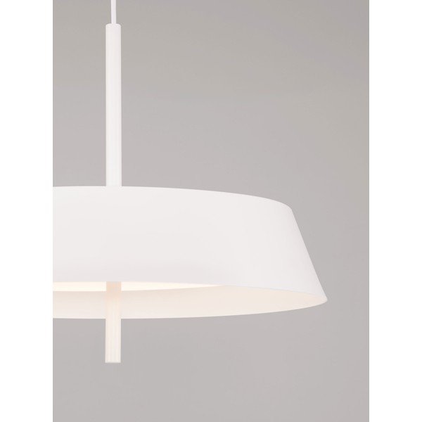 Бяло алуминиево LED затъмняващо се висящо осветително тяло ø 45 cm Velio – Nova Luce-image-3