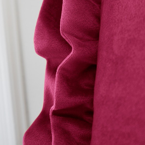 Кадифена декоративна възглавница 43x43 cm Velvet Double Frill – Catherine Lansfield-image-2