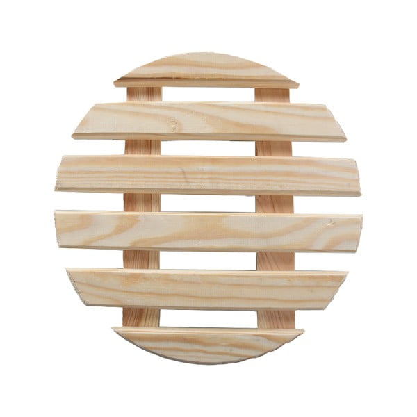 Дървена подвижна стойка за саксии ø 29 cm (височина 8 cm) Indoor – Esschert Design-image-3