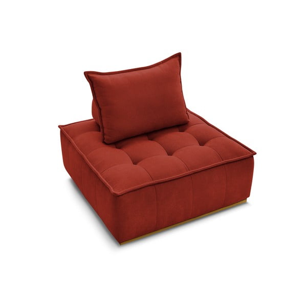 Шенилово кресло в тухлен цвят Elisa – Bobochic Paris-image-4