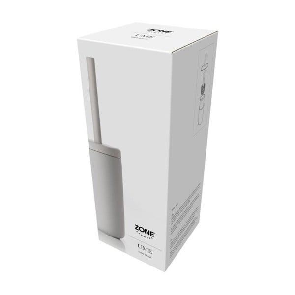 Сива керамична четка за тоалетна Ume - Zone-image-2