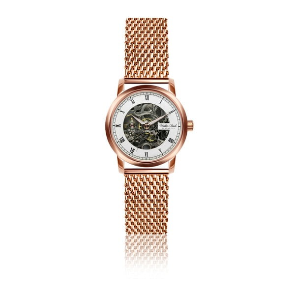 Дамски часовник с каишка от неръждаема стомана в розово злато Kartio - Walter Bach