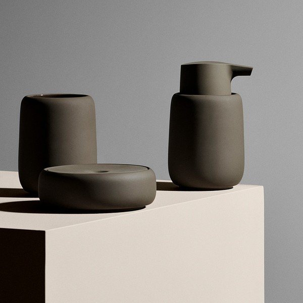 Кафяв дозатор за сапун Sono, 250 ml - Blomus-image-1