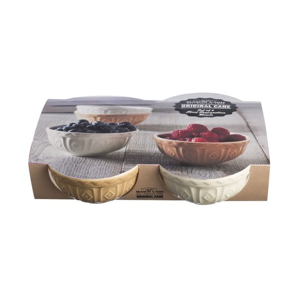 Бели/бежови глинени купички в комплект 4 бр. 200 ml Original Cane – Mason Cash-image-2