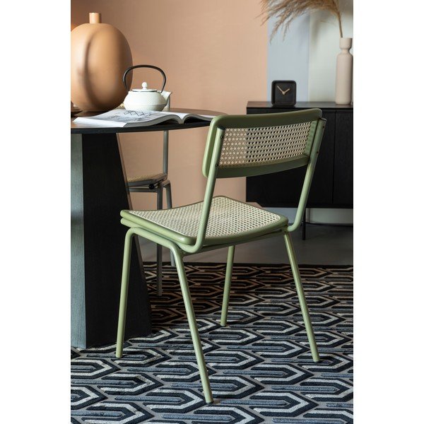 Зелени ратанови столове за хранене в комплект от 2 Jort - Zuiver-image-2