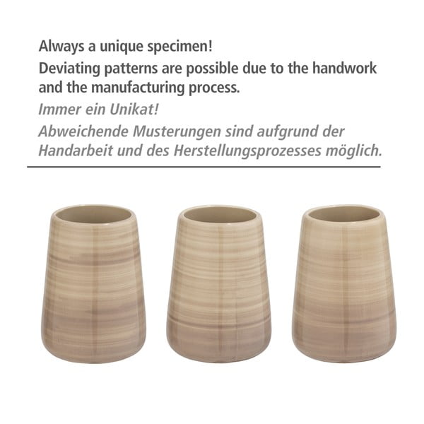 Пясъчнокафява четка за тоалетна Pottery - Wenko-image-3