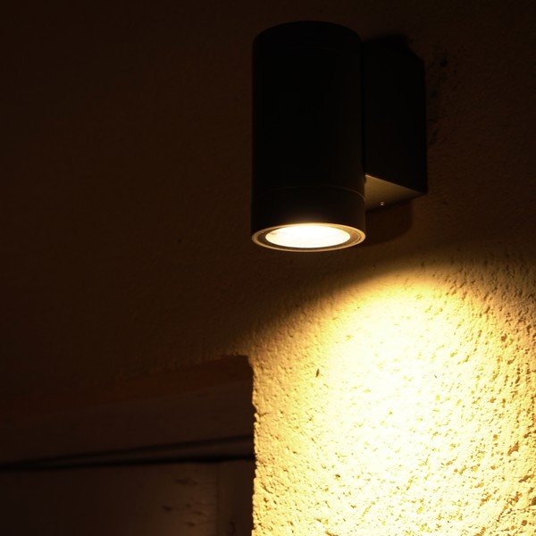 Кафява стенна лампа, височина 9 cm Rega - SULION-image-2
