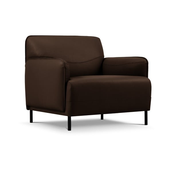 Кафяв кожен фотьойл Neso - Windsor & Co Sofas
