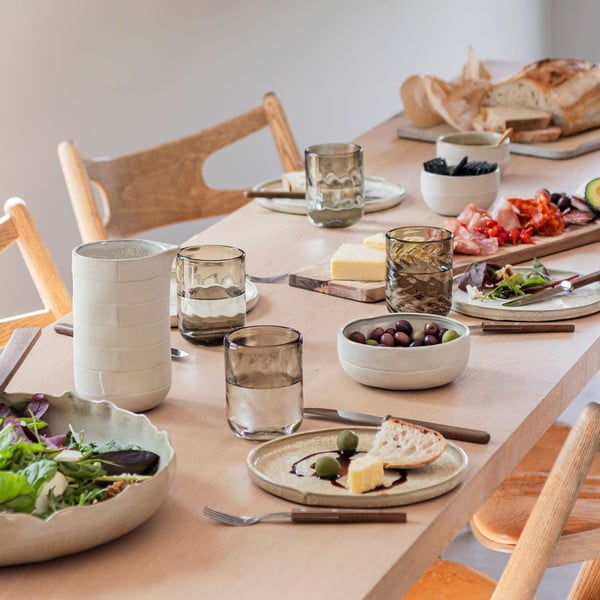 Бежови чинии в комплект от 2 бр. от камък ø 20 cm Sand Grain - Mette Ditmer Denmark-image-4