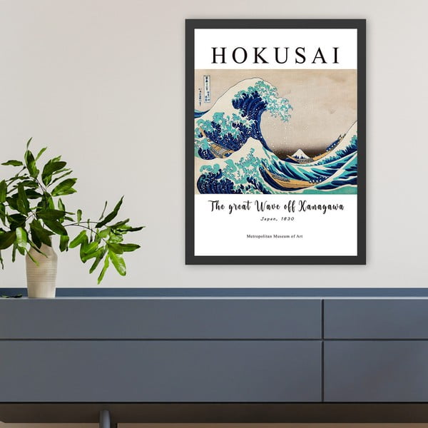 Картина 35x45 cm Hokusai – Wallity-image-1