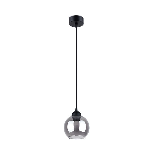 Черно висящо осветително тяло ø 15 cm Grande - Nice Lamps