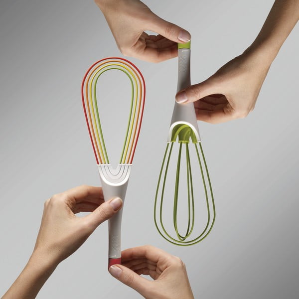 Bílo-červená skládací metlička Joseph Joseph Twist-image-2