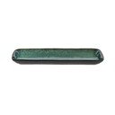 Керамичен поднос за сервиране 14x38 cm Gastro Green/Black – Bitz