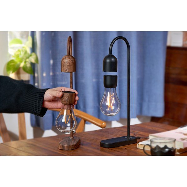 Черна настолна лампа (височина 36,5 cm) Evaro - Gingko-image-4