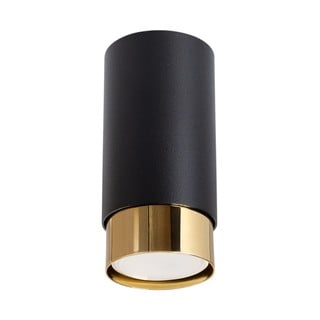Осветително тяло за таван в черен и златист цвят Crown – Nice Lamps