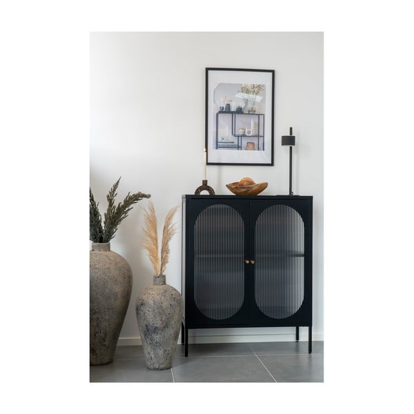 Кафява висока ваза от теракота Corvo - House Nordic-image-3