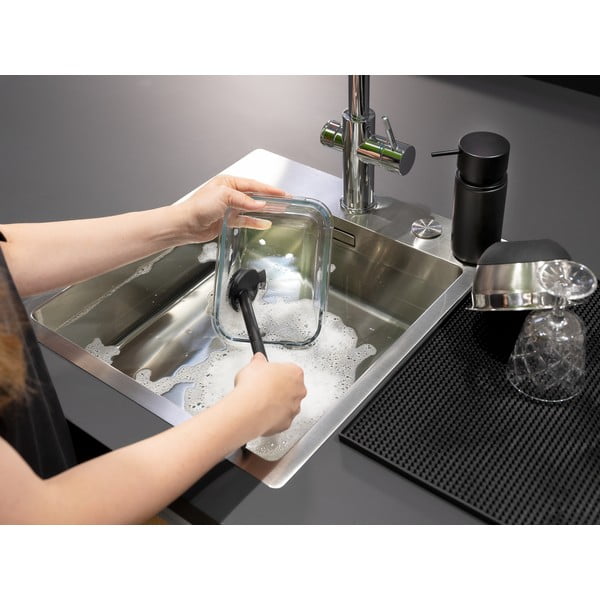 Черна четка за миене на съдове Black Outdoor Kitchen Cuvo - Wenko-image-1