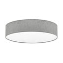 Осветително тяло за таван в бял и сив цвят с текстилен абажур PASTERI – EGLO