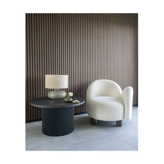 Тъмнокафява кръгла масичка за кафе от декор от топола ø 80 cm Boavista – House Nordic