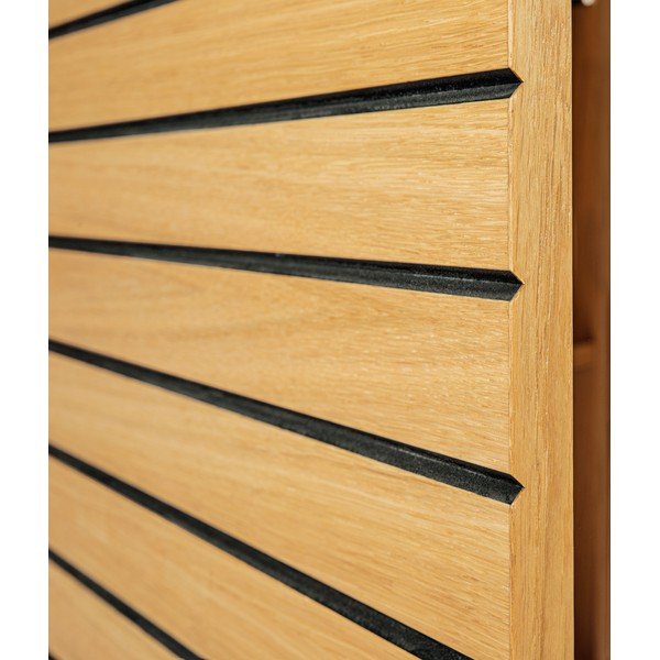 Комод с чекмеджета в декор от дъбово дърво Stripe - Woodman-image-1