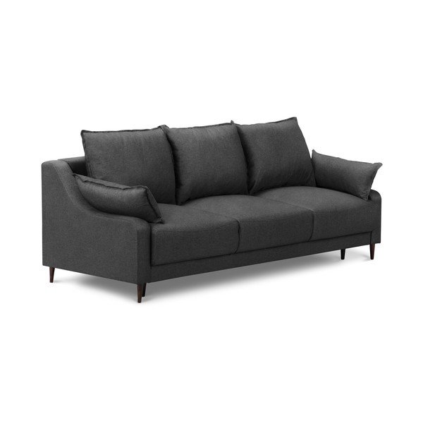 Разтегателен тъмносив диван с място за съхранение , 215 см Ancolie - Mazzini Sofas-image-2