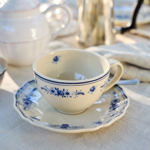 Синя/бежова глинена чаша 260 ml Vila – Costa Nova-image-2