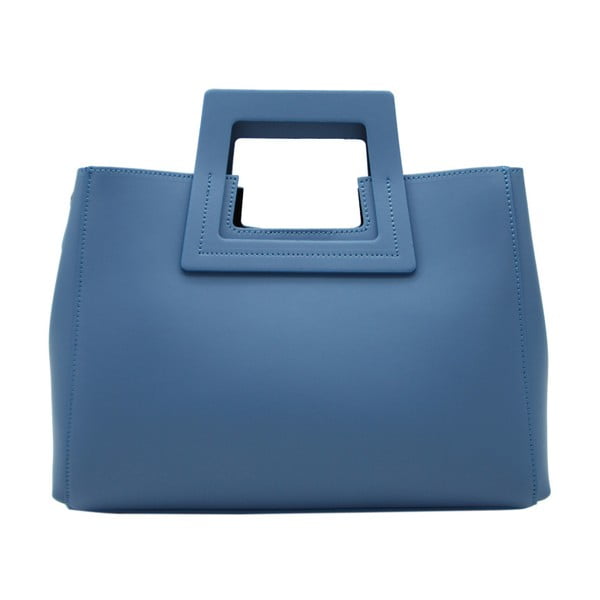 Тъмно синя чанта от естествена кожа Pietro - Andrea Cardone