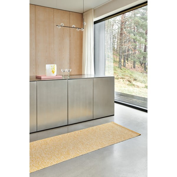 Килим за открито и закрито в цвят горчица 70x90 cm Sam Mustard – Pappelina-image-2