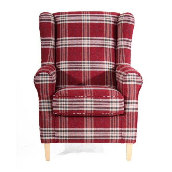 Червен плетен фотьойл Lorris - Max Winzer-image-3