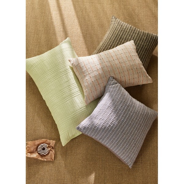 Декоративна възглавница със смес от лен 40x60 cm Rhythmic – Hübsch-image-1