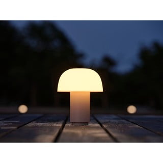 Сива алуминиева LED затъмняваща се настолна лампа (височина 22 cm) Harvest – Zone